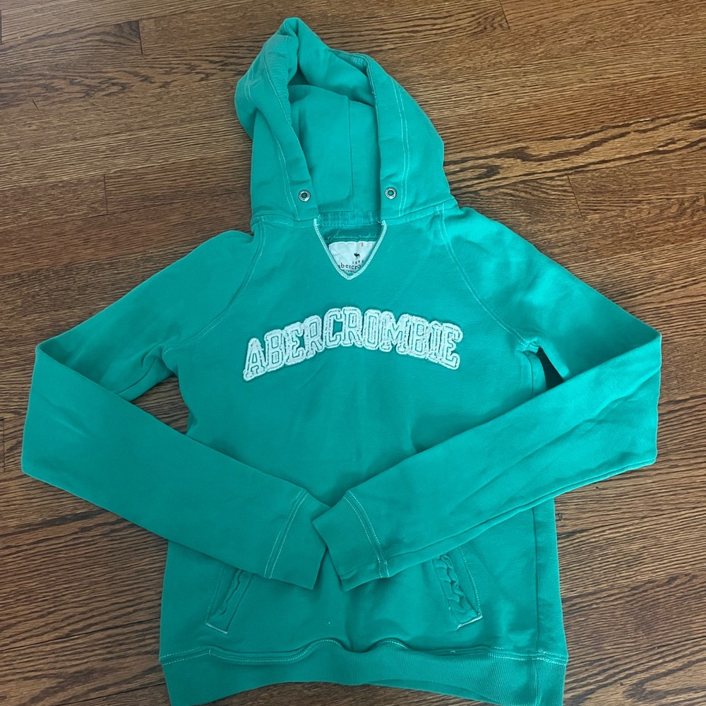 Abercrombie Green Hoodie